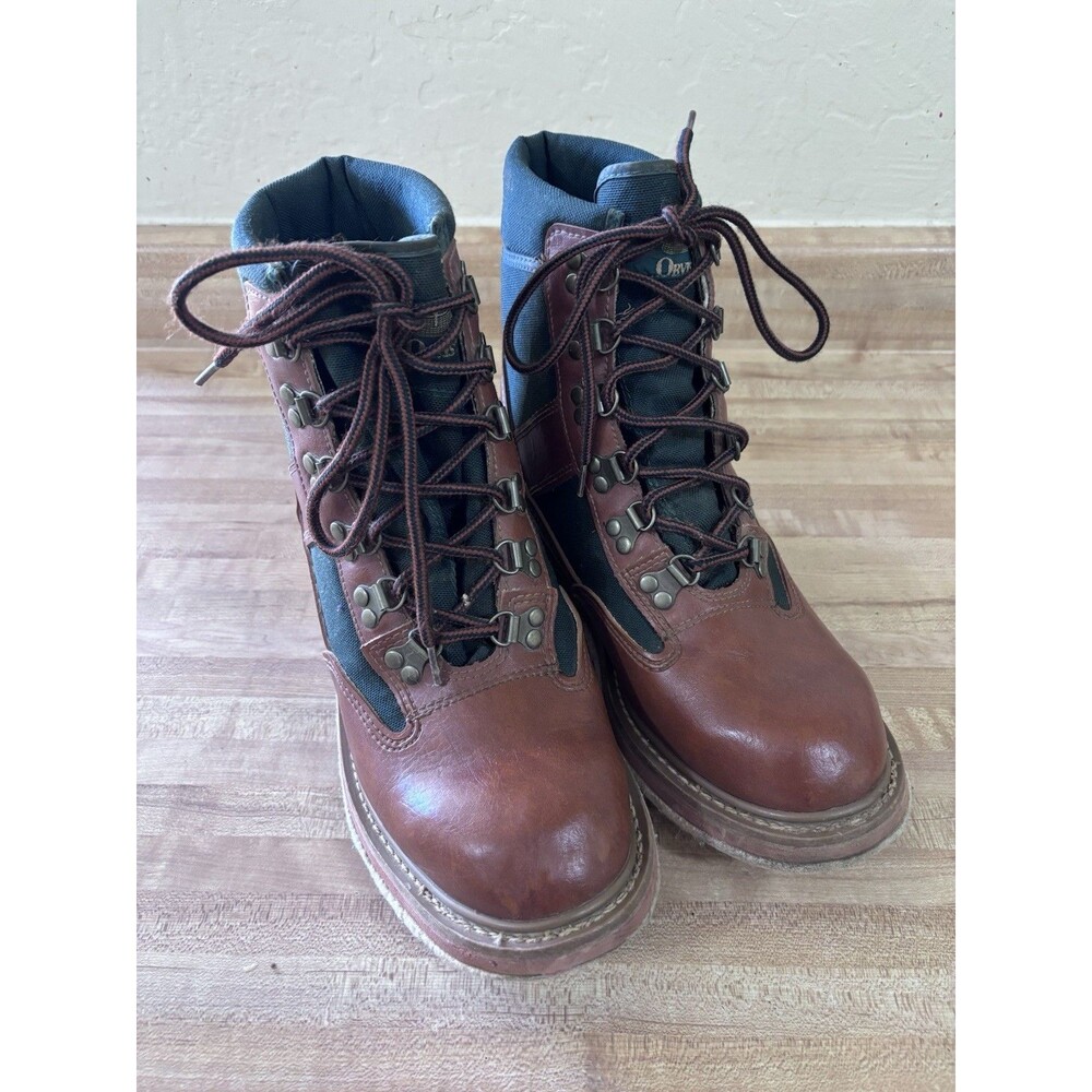 Vintage Orvis Fly Fishing Wading Boots Studded Felt Bottoms Mens Size 10
